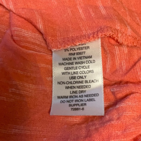 a.n.a Pink and Orange Relaxed Short Sleeve Tee - Picture 7 of 7